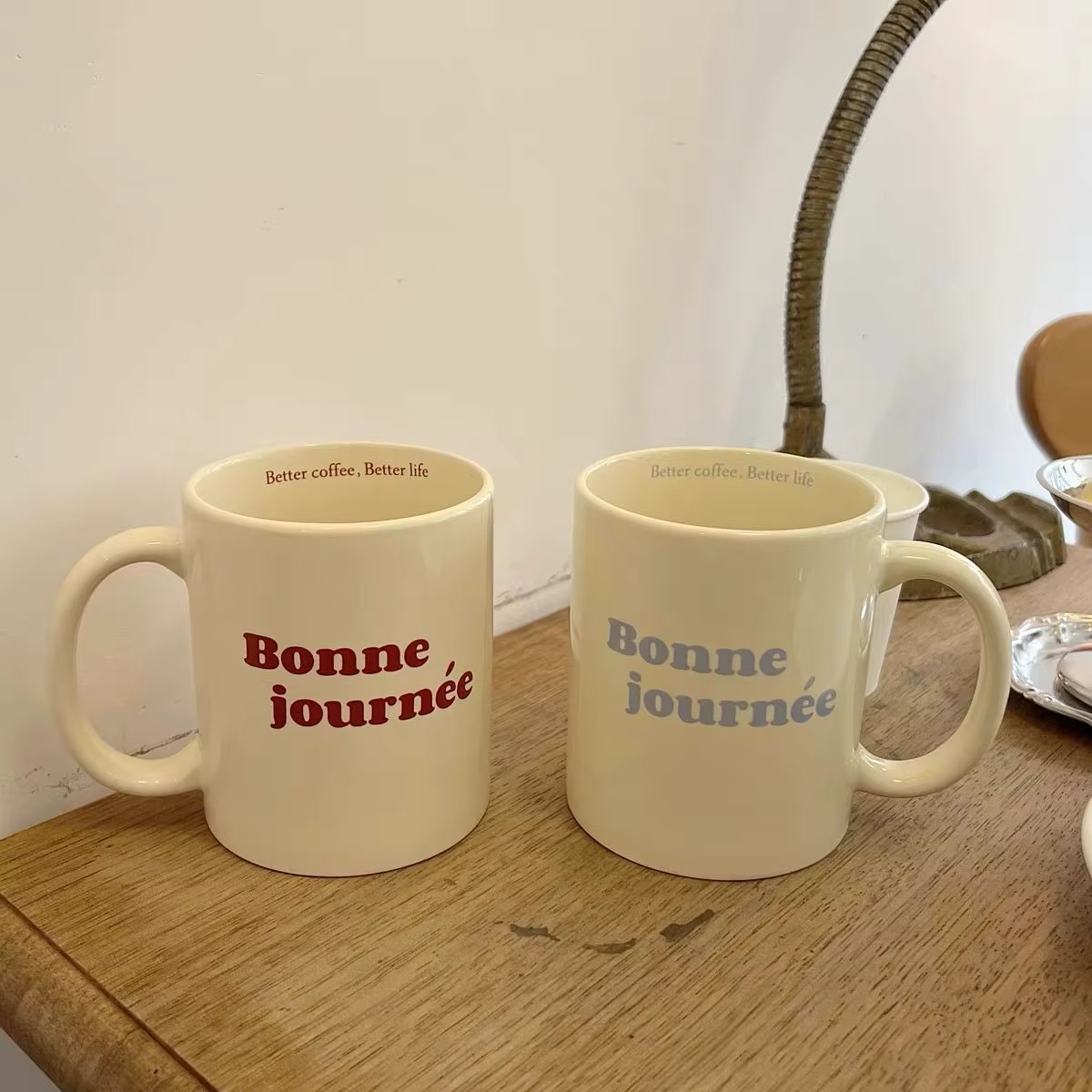 Tasse en céramique de Style français de couple