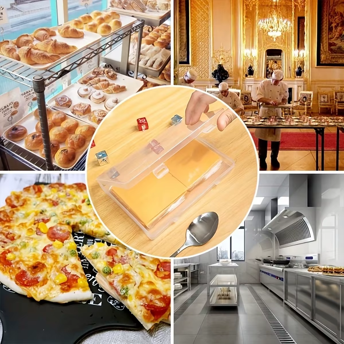 5/2/1Pcs Aides au rangement pour services alimentaires : voici les solutions ! Boîte