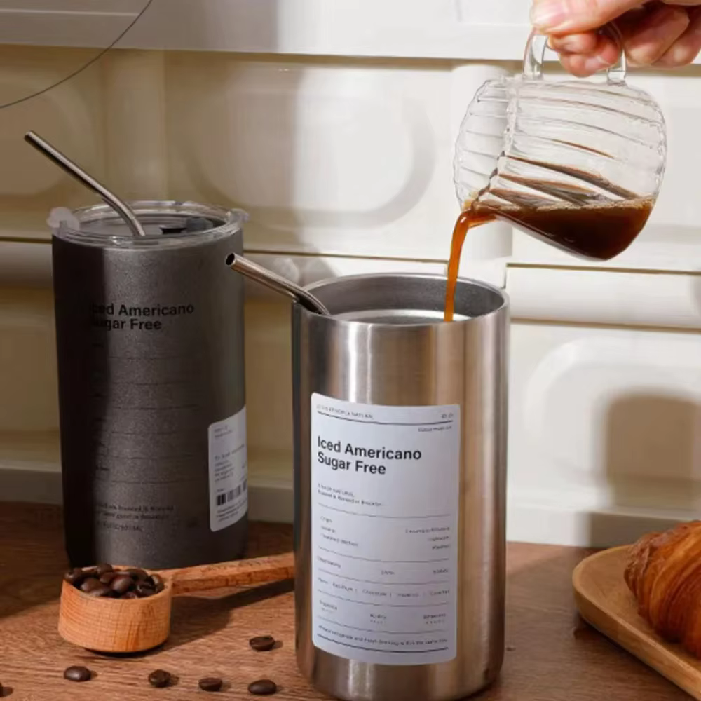 Tasse à café Thermos en acier inoxydable