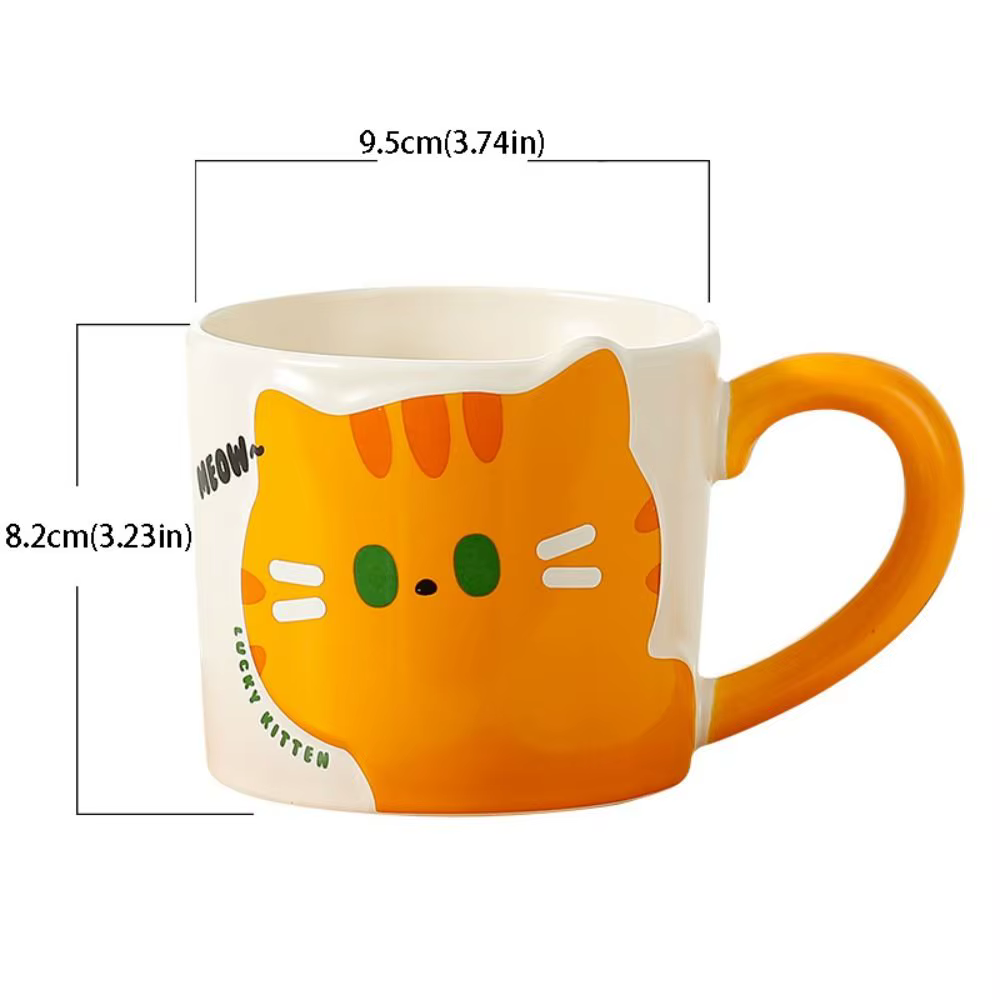 Tasse à café motif chat