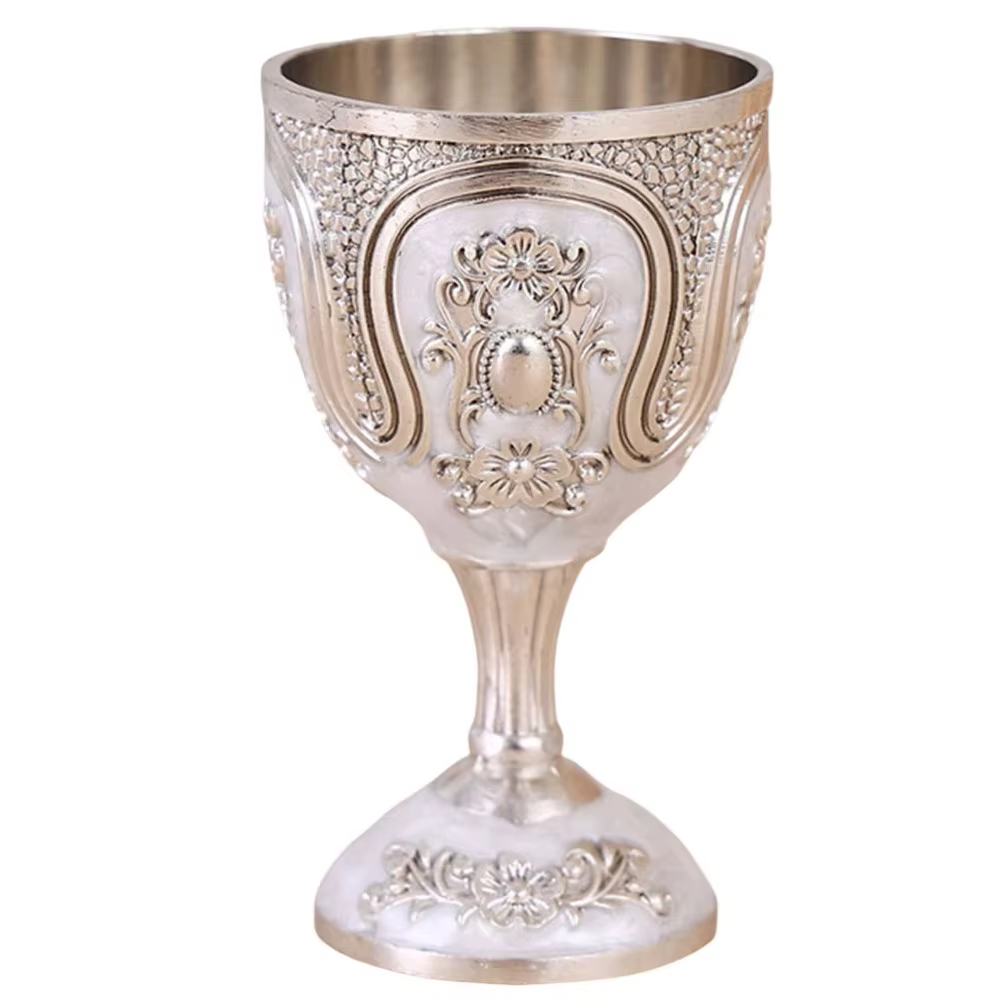 Verre à vin Vintage classique en métal