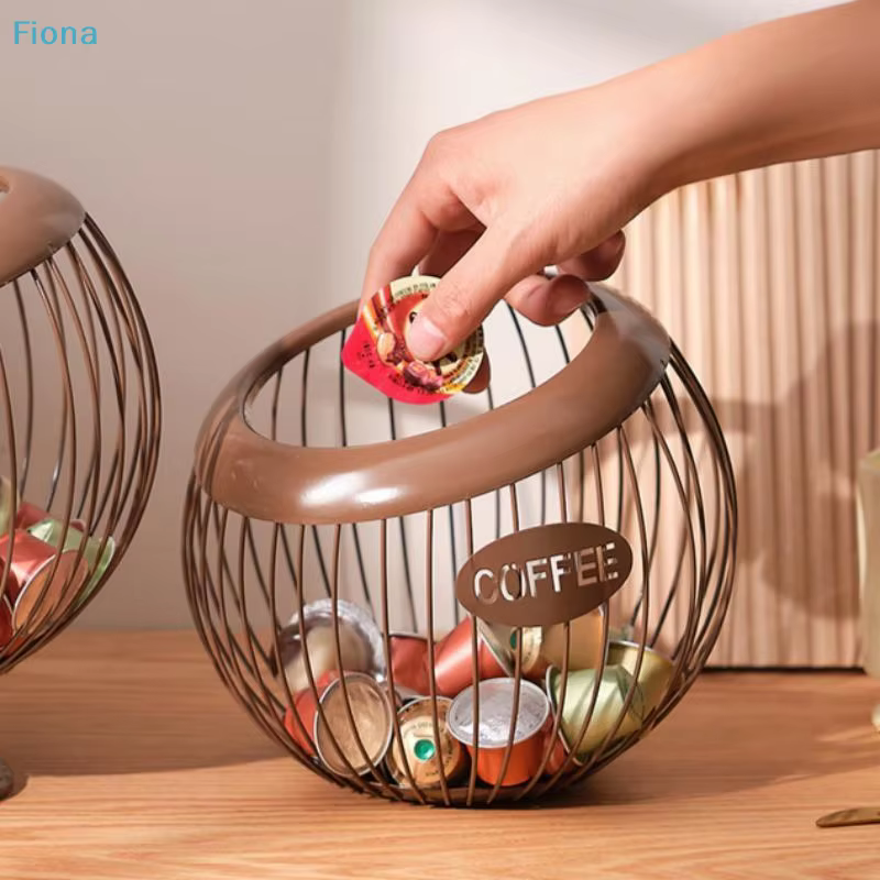 ✔ Porte-capsules à café en fil métallique
