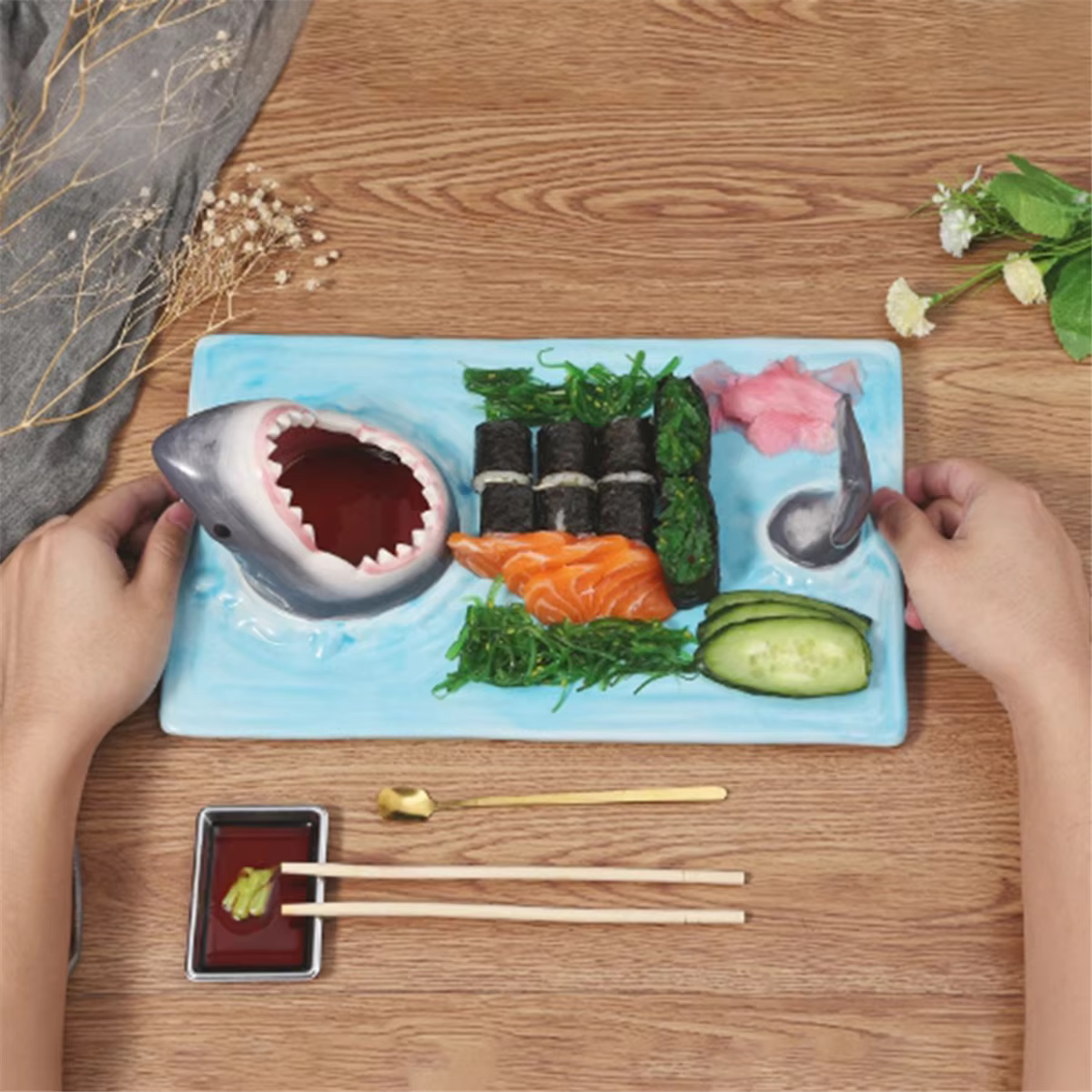Assiette à Sushi en céramique AA91