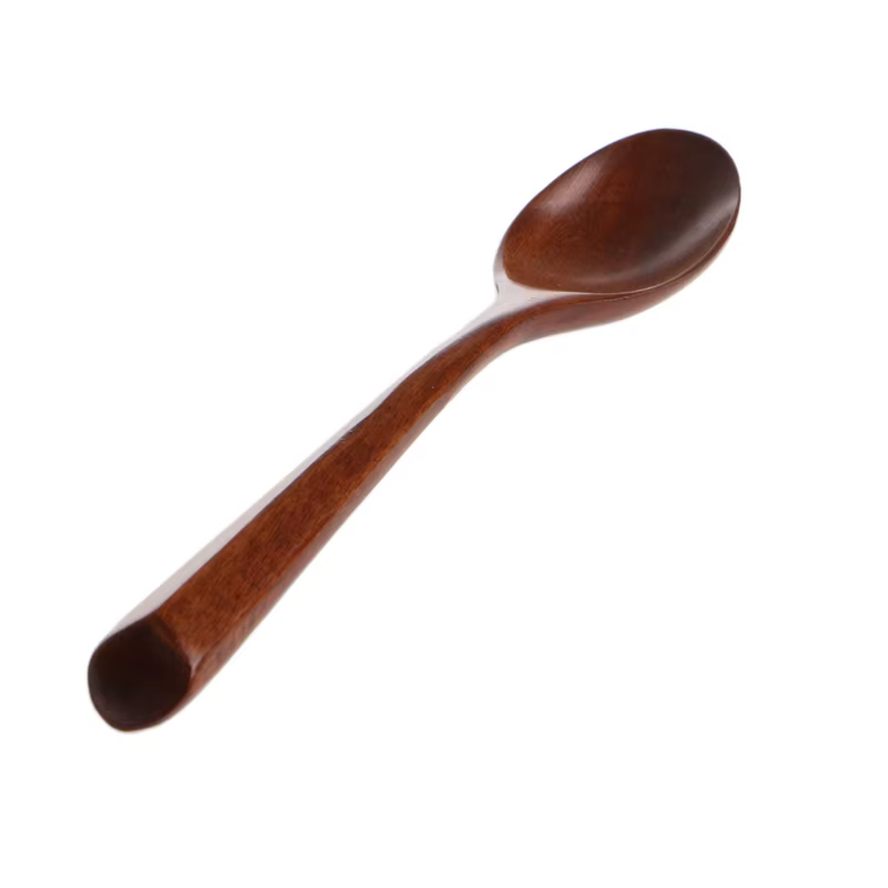 Ensemble cuillère à dîner en bois fourchette couverts