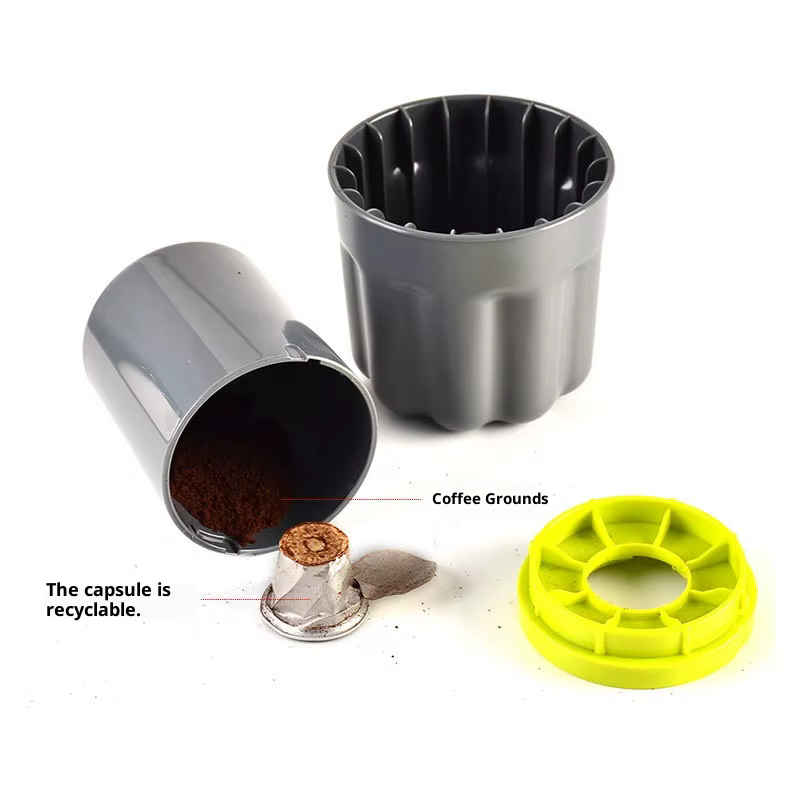 Seau de recyclage de capsules de café