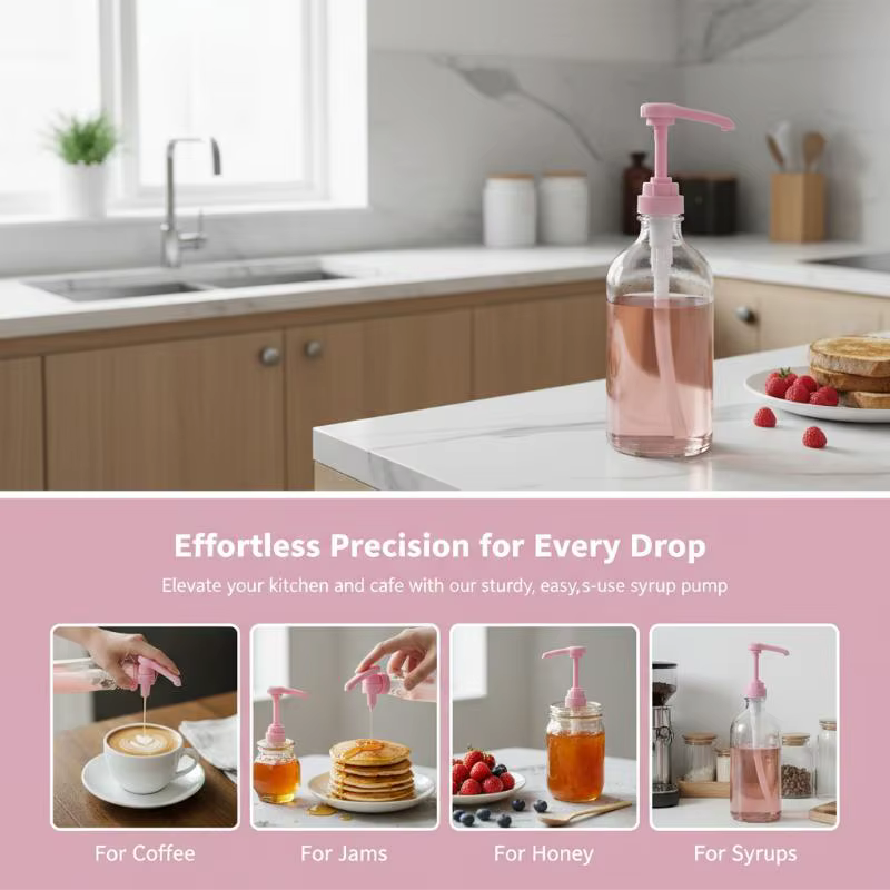 5X pompe à sirop, distributeur de sirop pour café