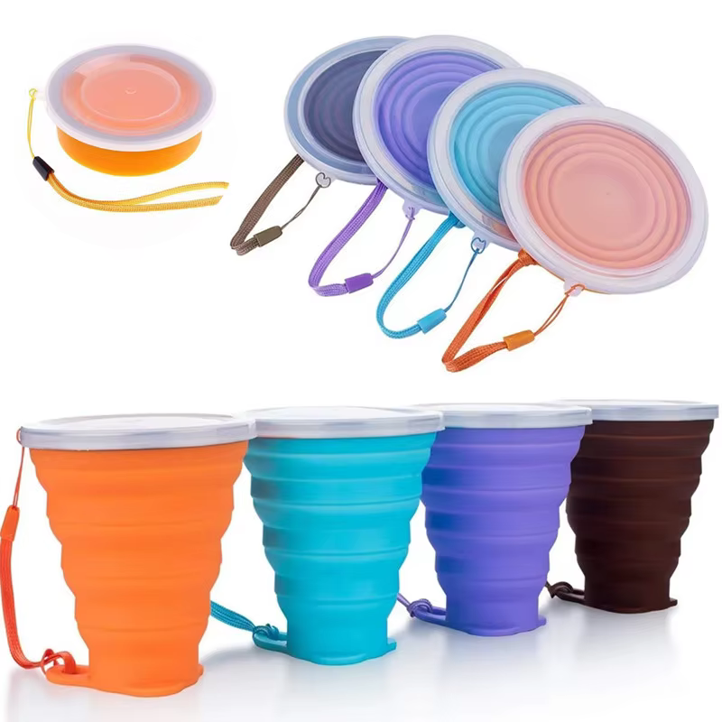 Tasses pliantes sans BPA