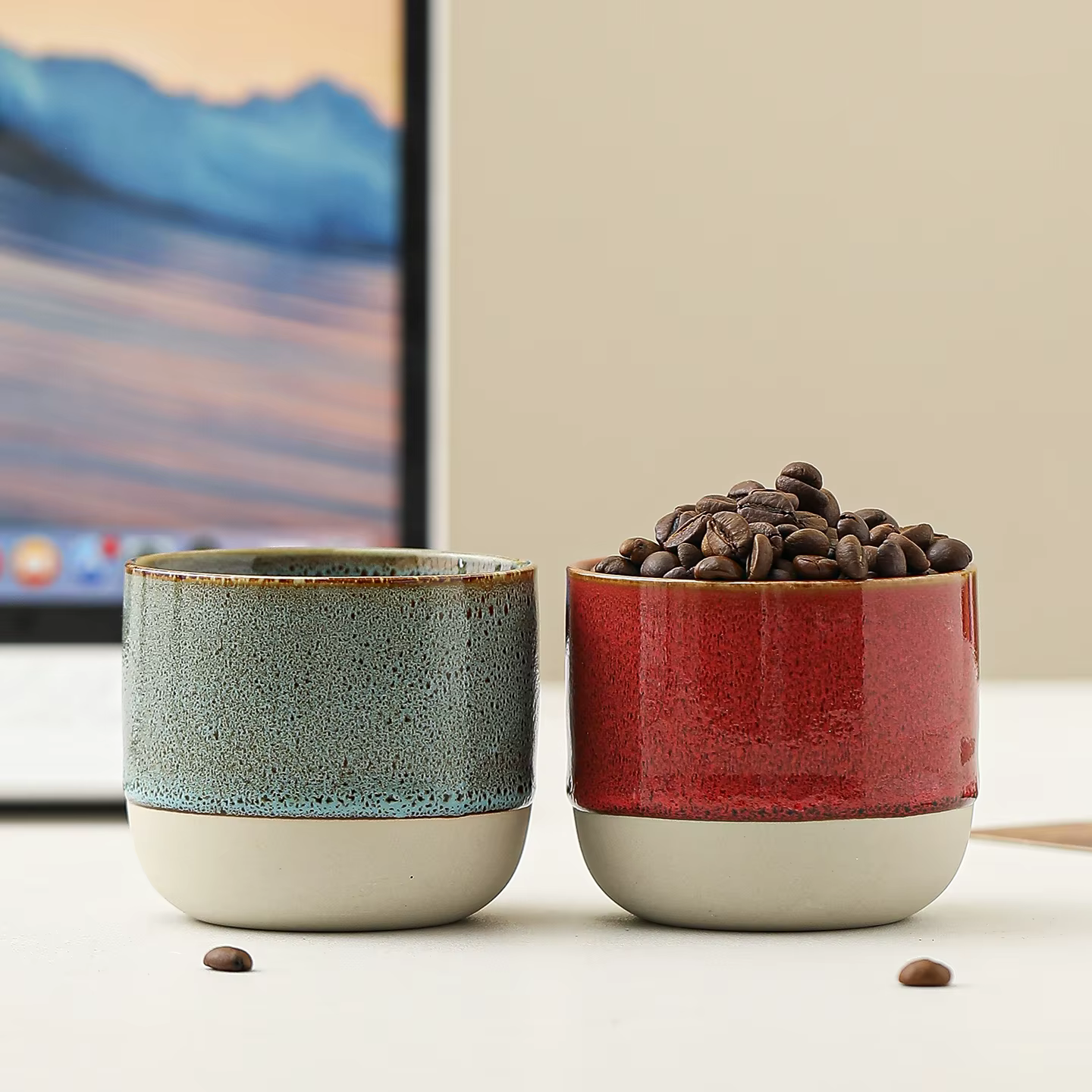 Ceramic espresso cups - Espresso cups suitable for coffee and tea