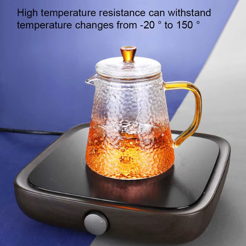 Théière Japonaise en Verre Borosilicate avec Infuseur