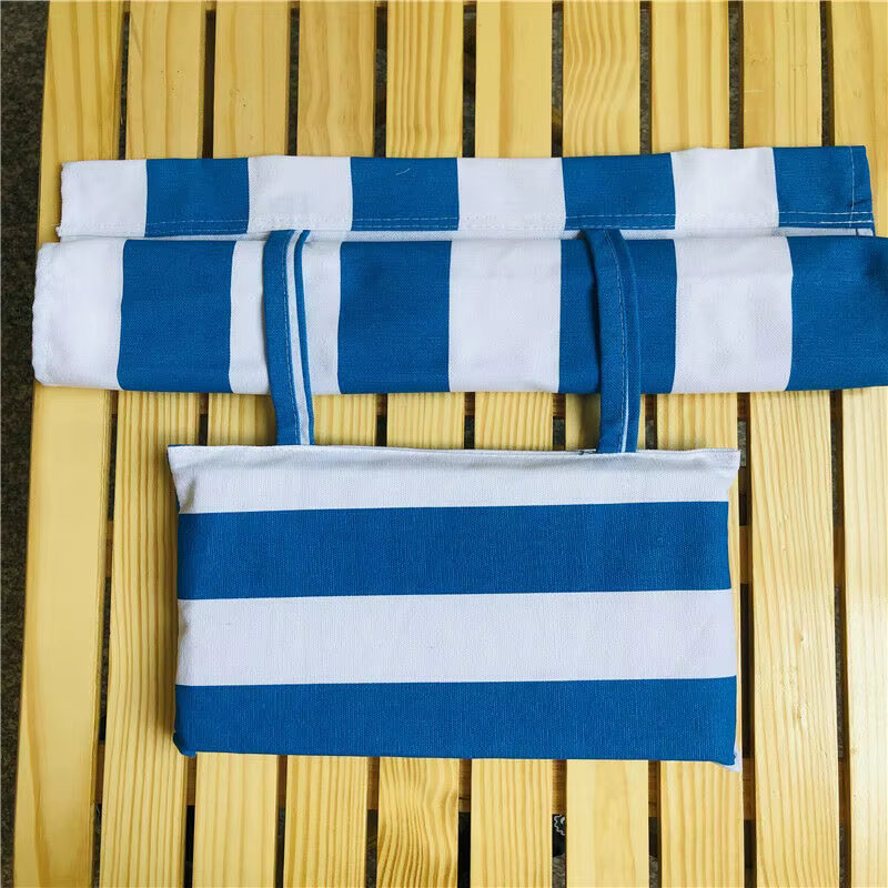 Housses de siège en toile imperméables pour chaise de plage, housse de remplacement pour chaise longue pliante, accessoires pour cour et maison