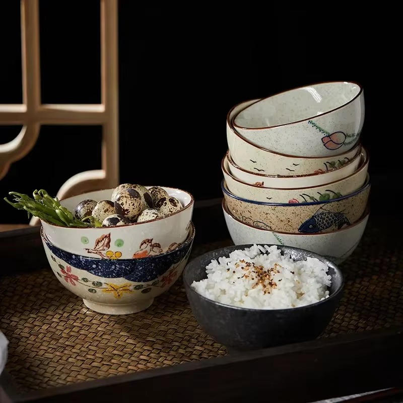 Filles à riz ménager en céramique de 4.5 pouces