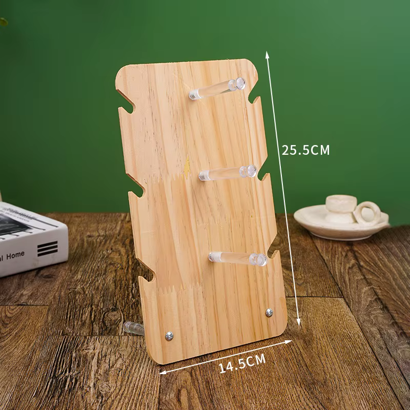 Panneau en bois avec présentoir de lunettes en bois acrylique transparent, support de rangement multicouche pour lunettes de soleil, présentoir de rangement pour lunettes de maison