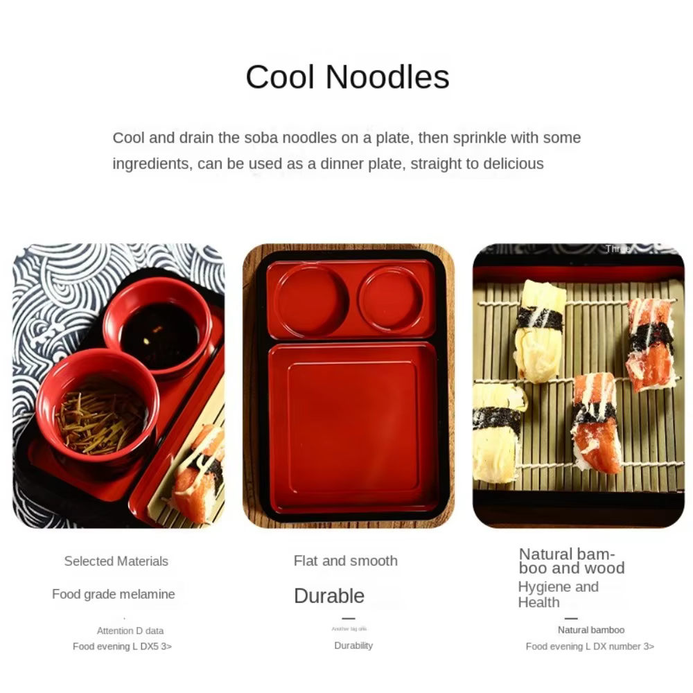 Plat à nouilles froides de Style japonais