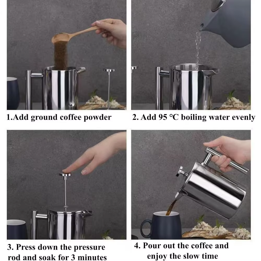 Presse à café à piston