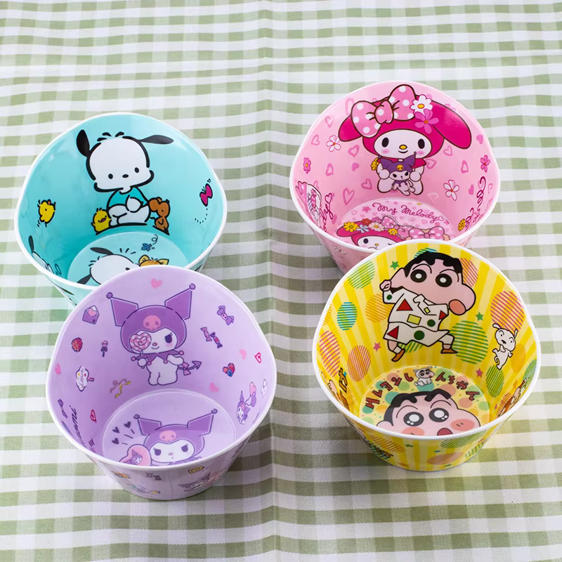 Nouveau bol à dîner Sanrio Hello Kitty Cartoon Kuromi Pochacco