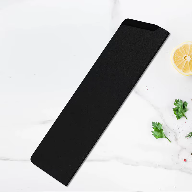 1 Protège-lame de couteau de cuisine floqué pour couteaux de 3