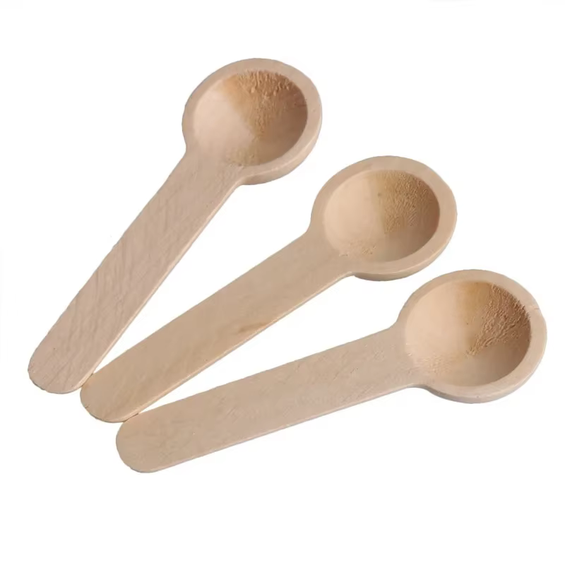 10 mini-cuillères en bois pour la cuisine