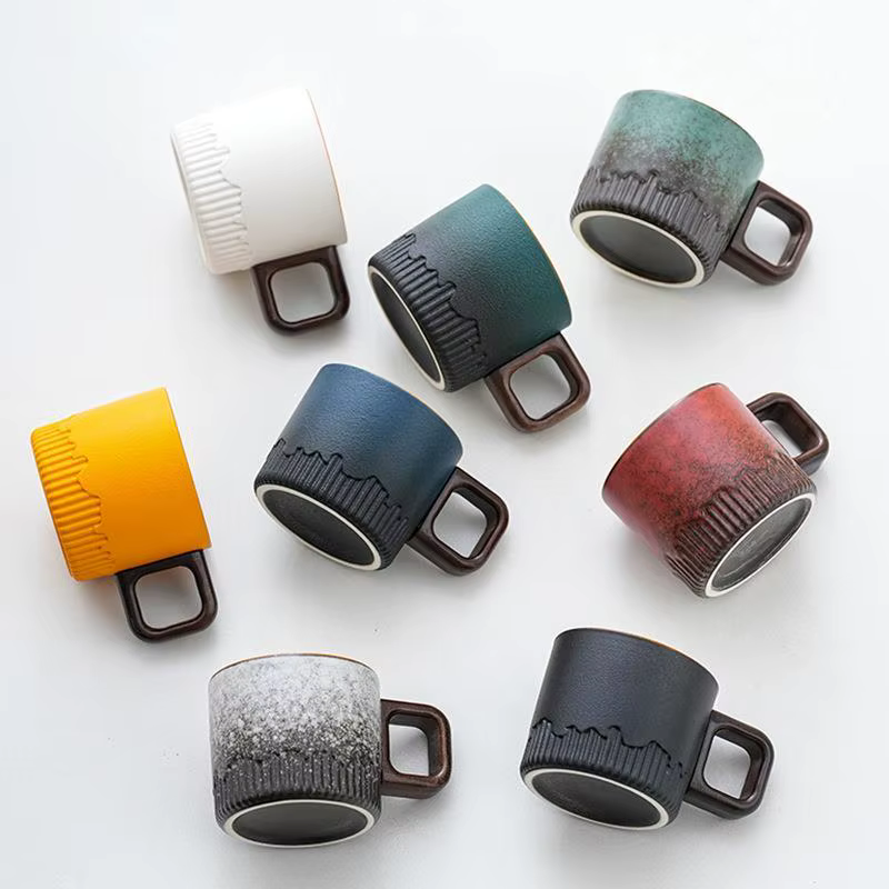 Tasse à café Vintage en céramique de 60ml