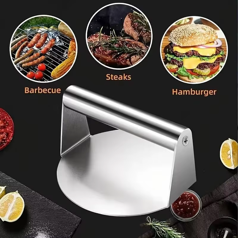 Presse à hamburgers en acier inoxydable