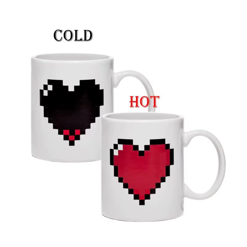 Mug en céramique sensible à la température