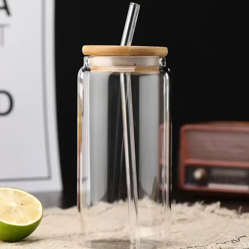Tasse en verre Transparent de 450ml/550ml