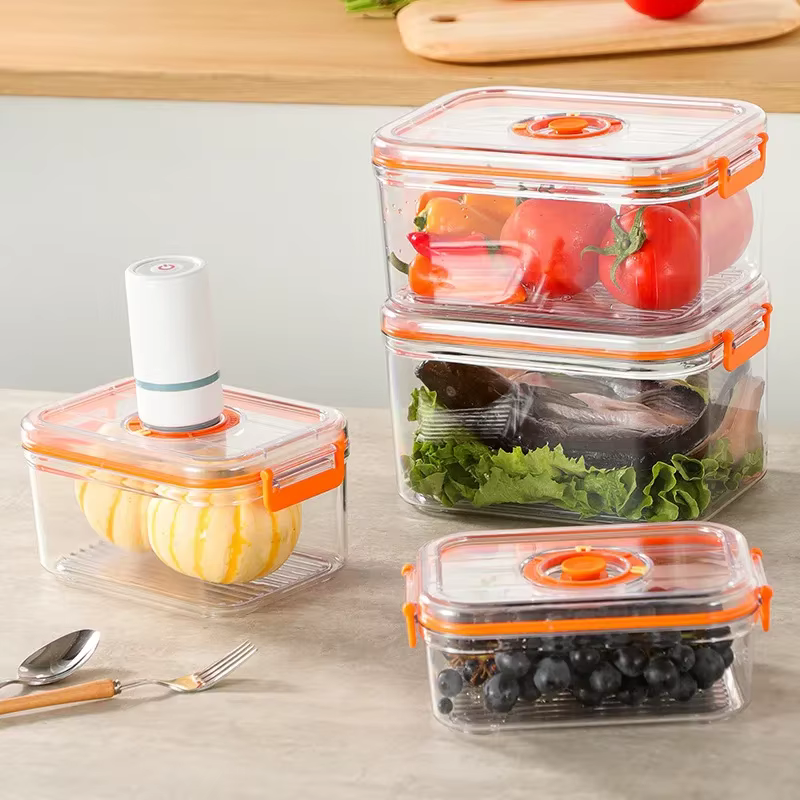 Boîte de conservation des aliments frais sous vide