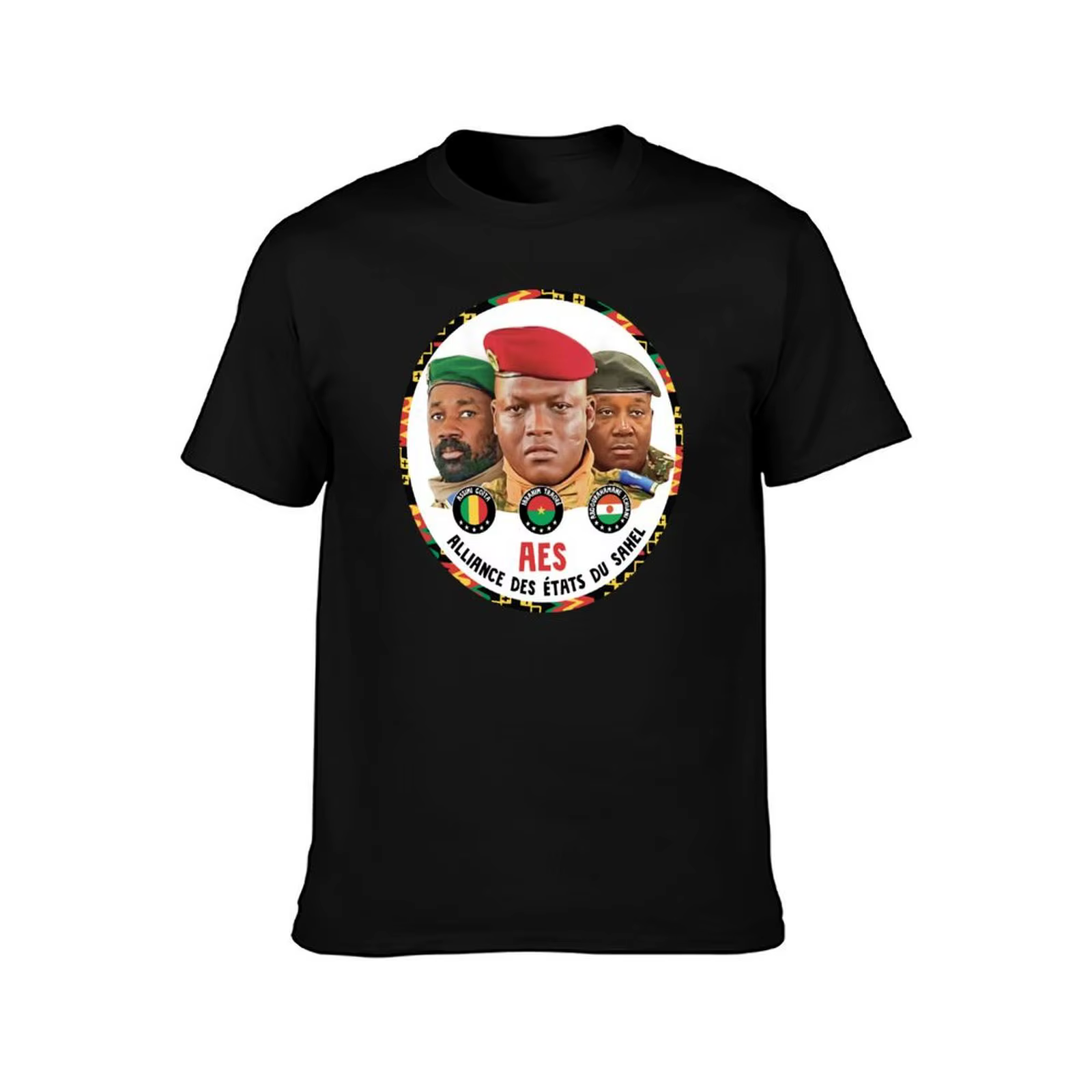 Africa, AES-Alliance of Sahel States T-Shirt, Cute Clothes, Anime, PO gy shirts, Men Graphic T-Shirt Pack