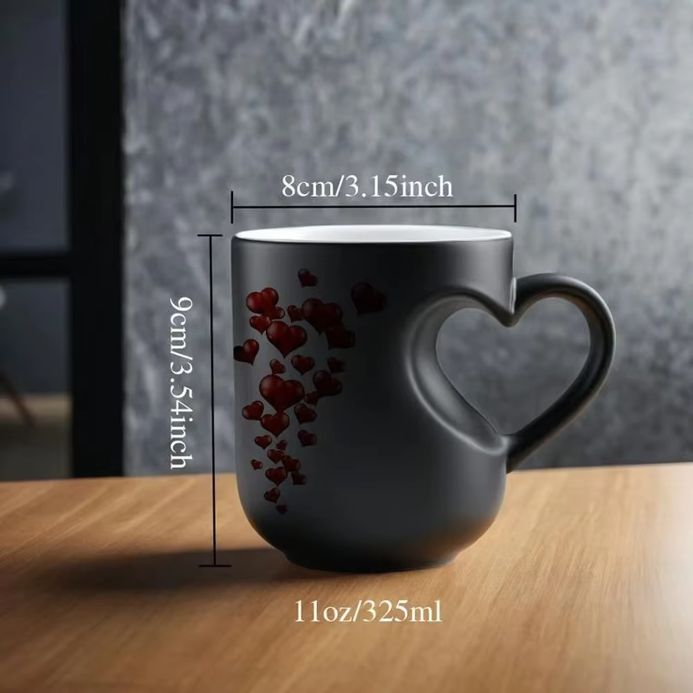 Tasse Magique Amusante à Changement de Couleur