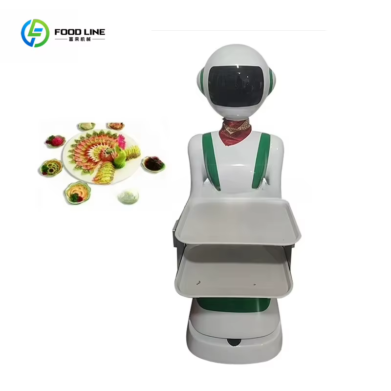 Robot de serveur de Restaurant, Robot de livraison de nourriture Commercial robuste pour grandes entreprises de salle à manger, meilleure vente