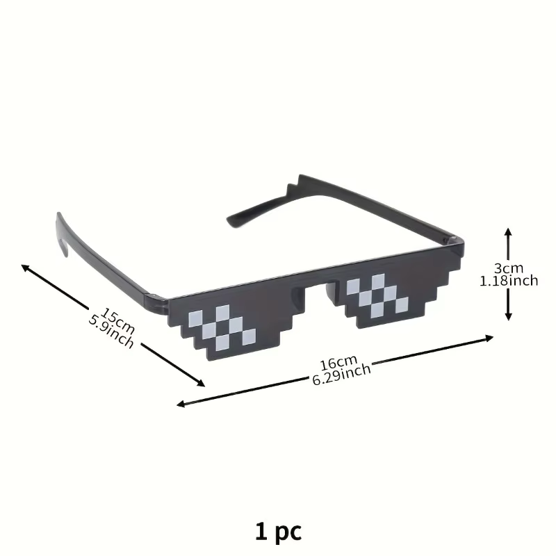 Lunettes de fête en mosaïque personnalisée