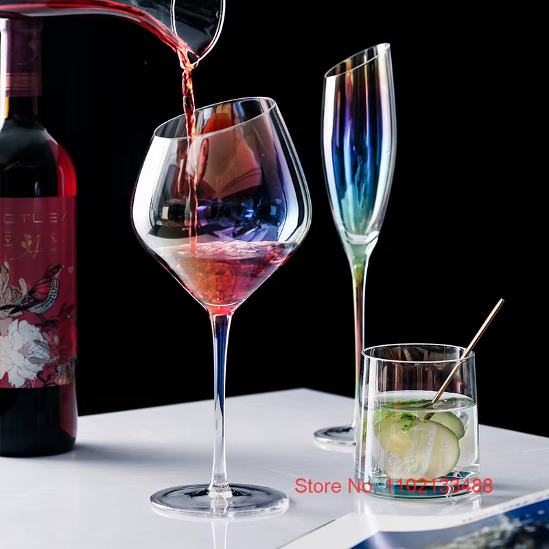 Verre à Vin en Clip Perlé