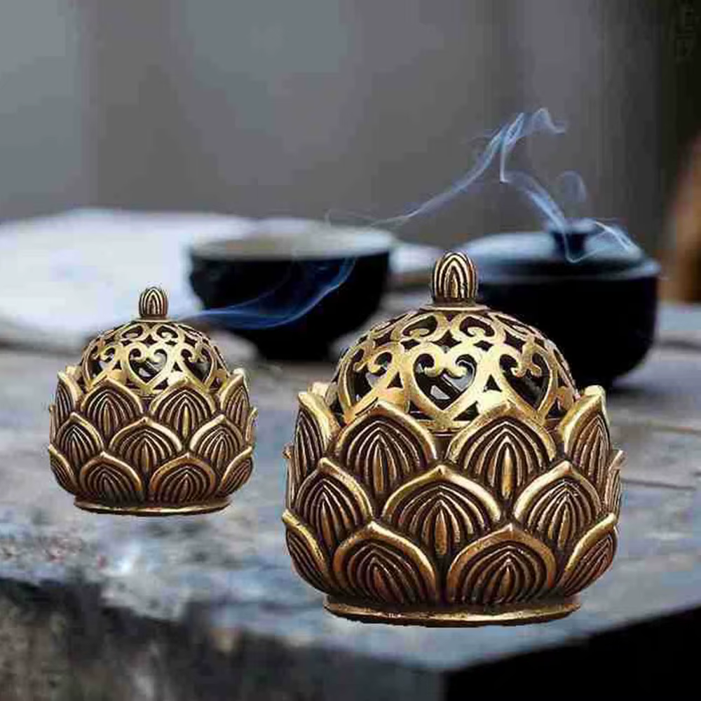 Porte-encens Lotus, Petit Brûleur de Cônes d'Encens