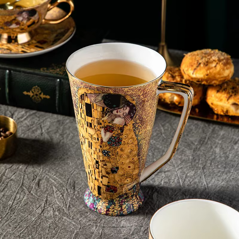 Klimt Kiss Bone China tasses