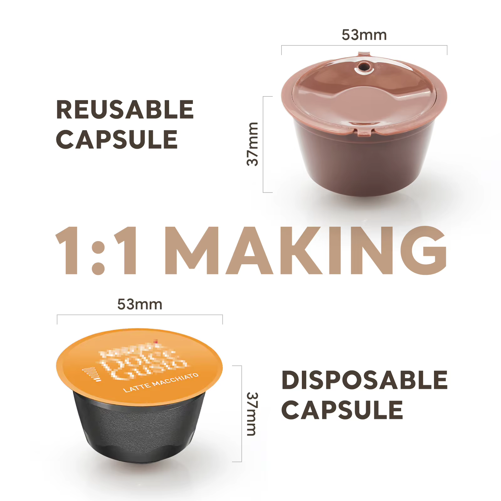 Capsules de café réutilisables