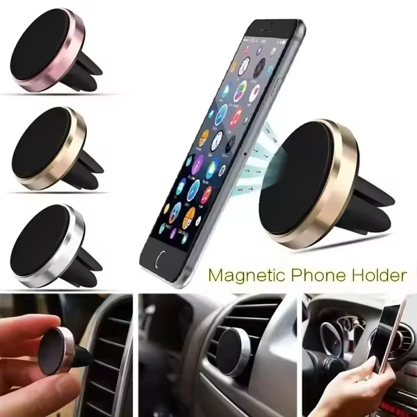Support de téléphone magnétique pour voiture support de téléphone de voiture universel pour iPhone Xiaomi Huawei Samsung tableau de bord mural autocollant magnétique de voiture
