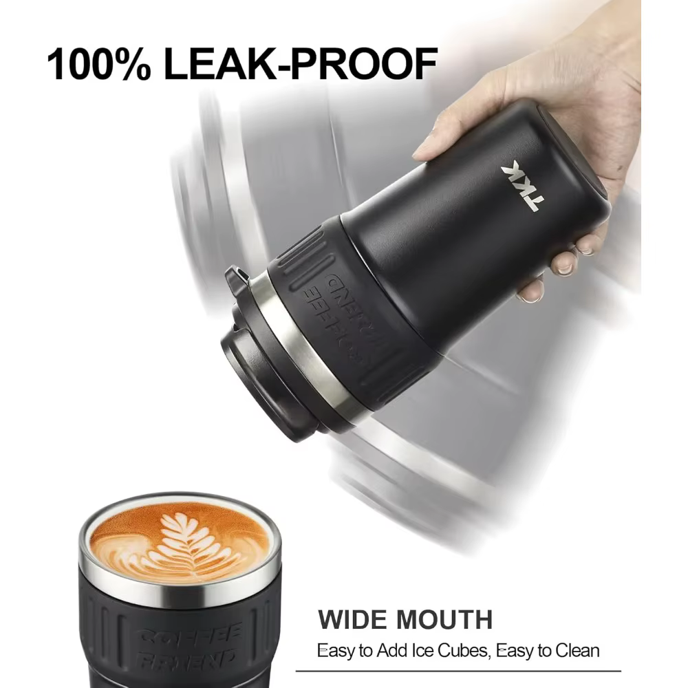 Thermos à café isolé avec revêtement en céramique