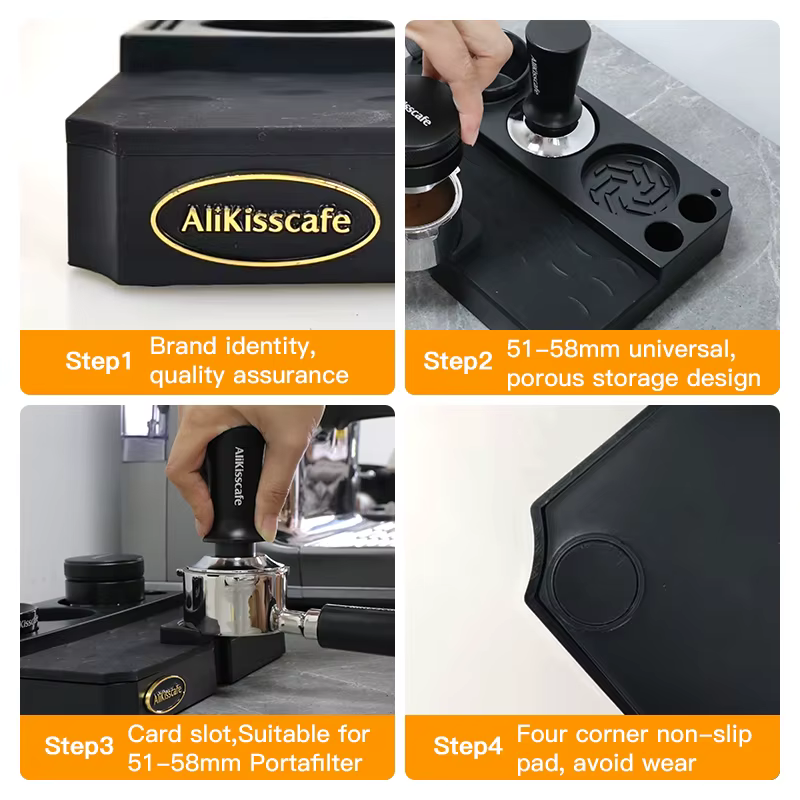 Support universel de tapis de Station de doseur de café pour 51mm 54mm 58mm