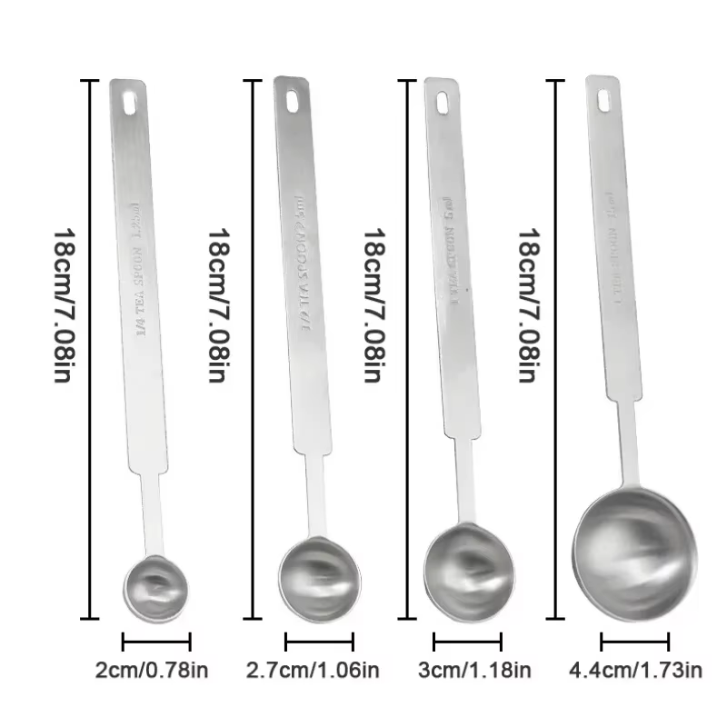 Cuillère à mesurer polyvalente en acier inoxydable