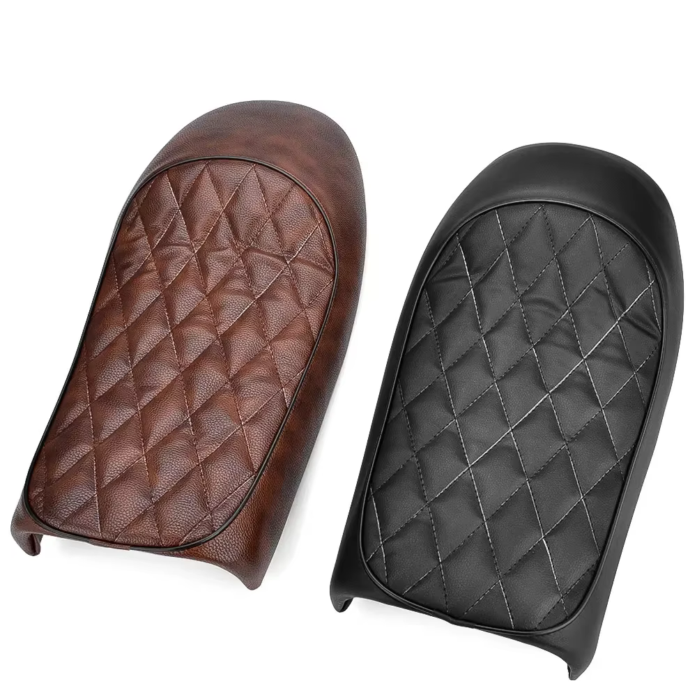 Selle de bosse vintage personnalisée pour moto, siège plat rétro pour Suzuki, Yamaha, Kawasaki, CB650, Z650, SR250, 73Inboulon Seat