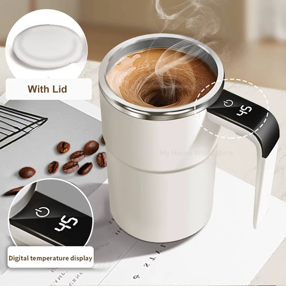 Tasse à agitation automatique