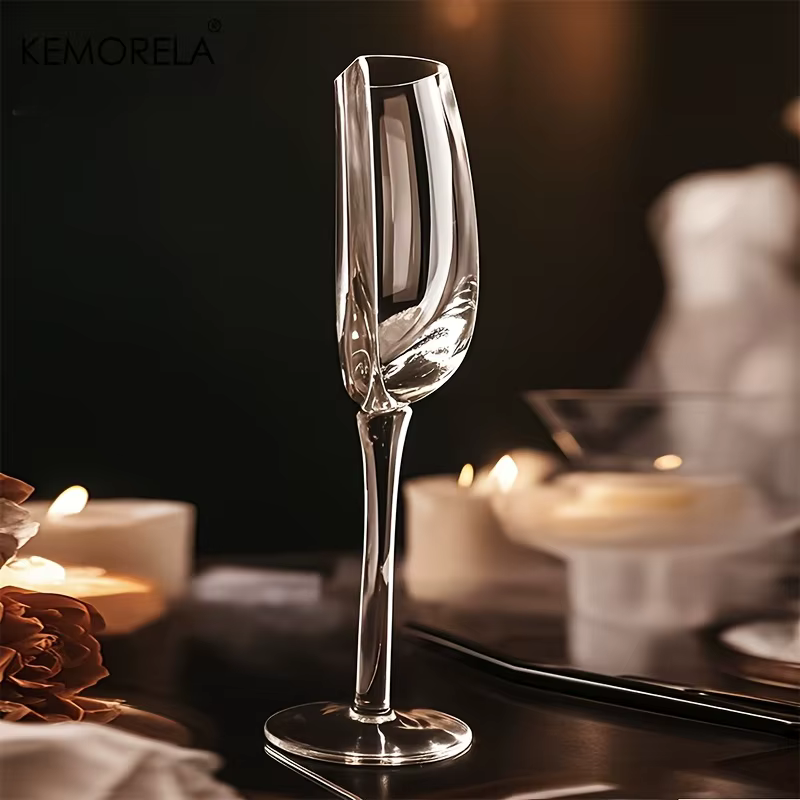 Verre à vin demi-rouge et à Champagne