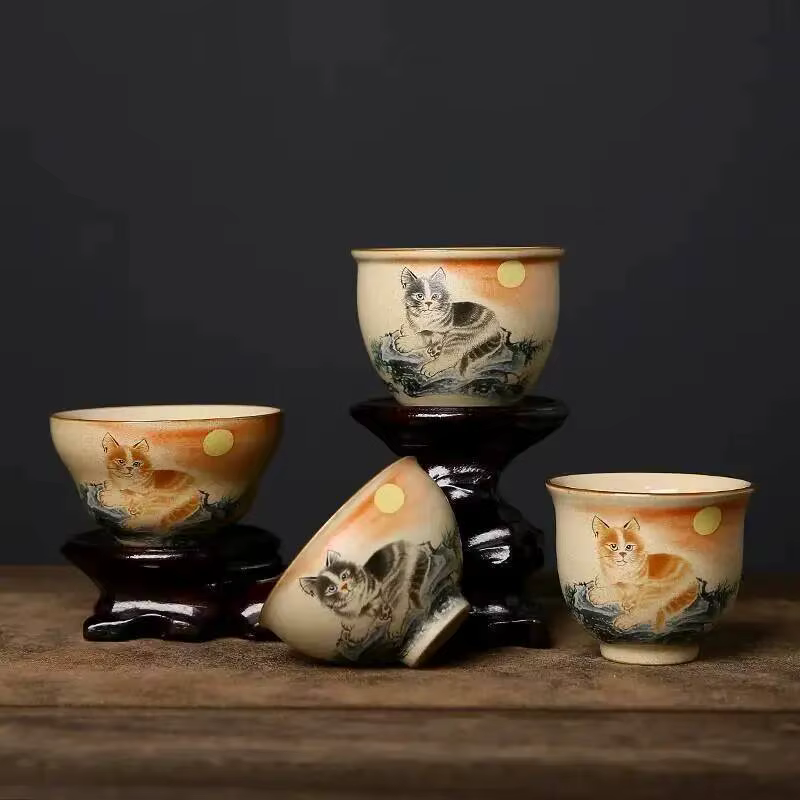 Ustensile à thé en poterie grossière