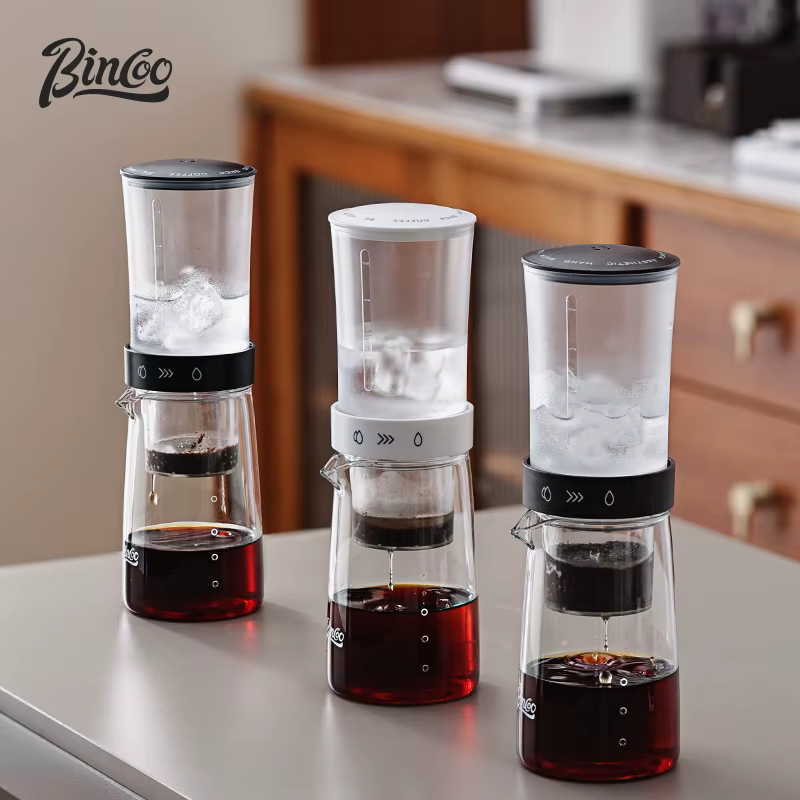 Bincoo – Pot d'égouttement de glace en verre Transparent