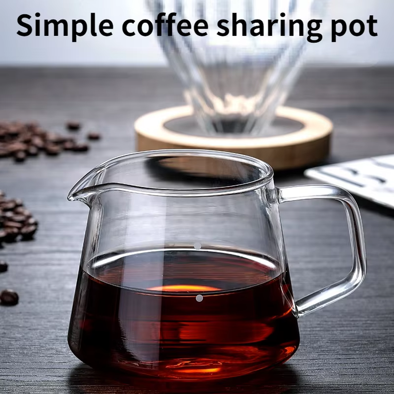Cafetière en verre à haute température