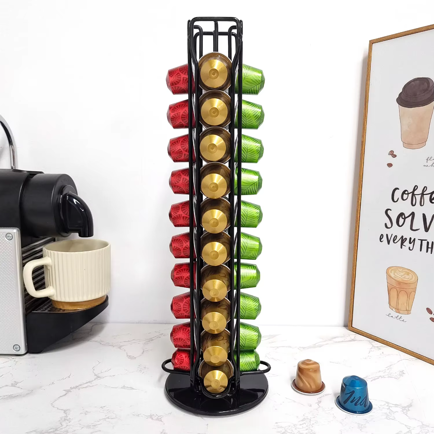 Support Rotatif T1 pour Capsules de Café
