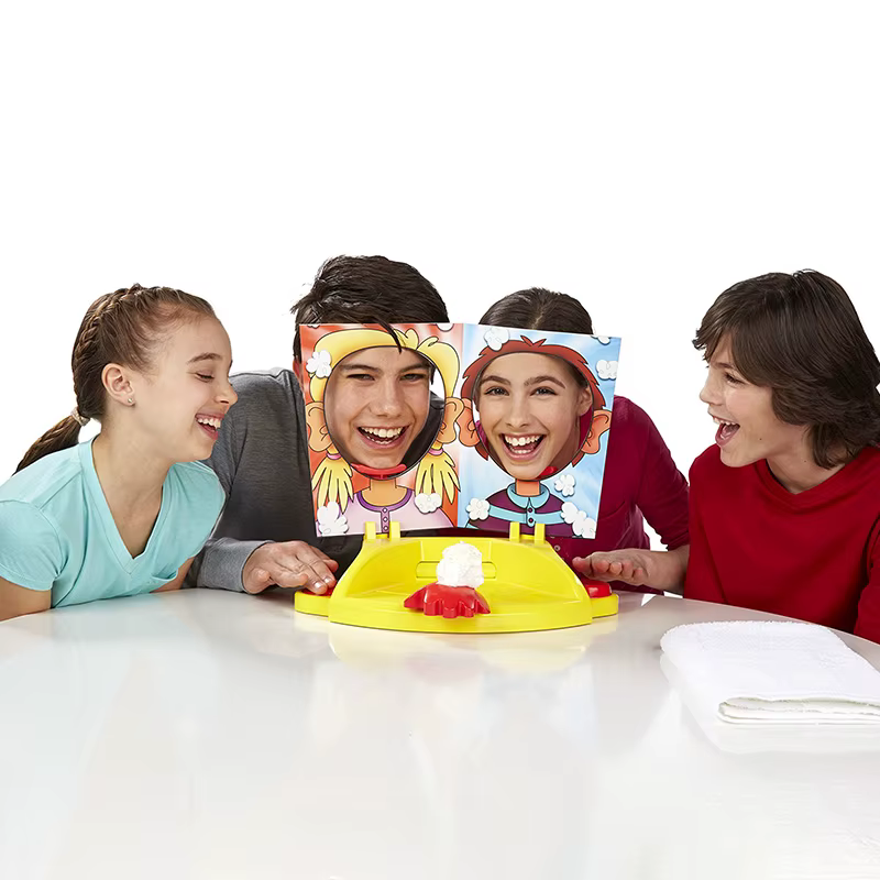 Jeu de société Pie Cream in Face, amusant pour les fêtes, la famille, les enfants, les anniversaires, les mariages, jouet amusant pour adultes et enfants, cadeau original