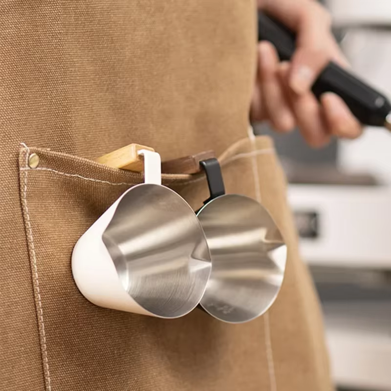 Tasse en acier inoxydable pour café