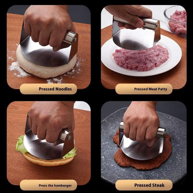 Presse à hamburgers en acier inoxydable