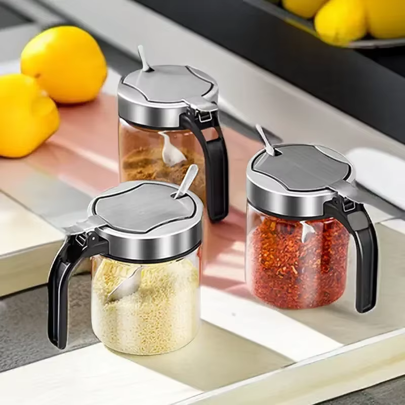 LIJIAO – pot d'assaisonnement en verre pour épices