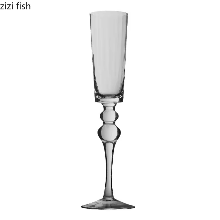 Verre à pieds hauts de couleur unie